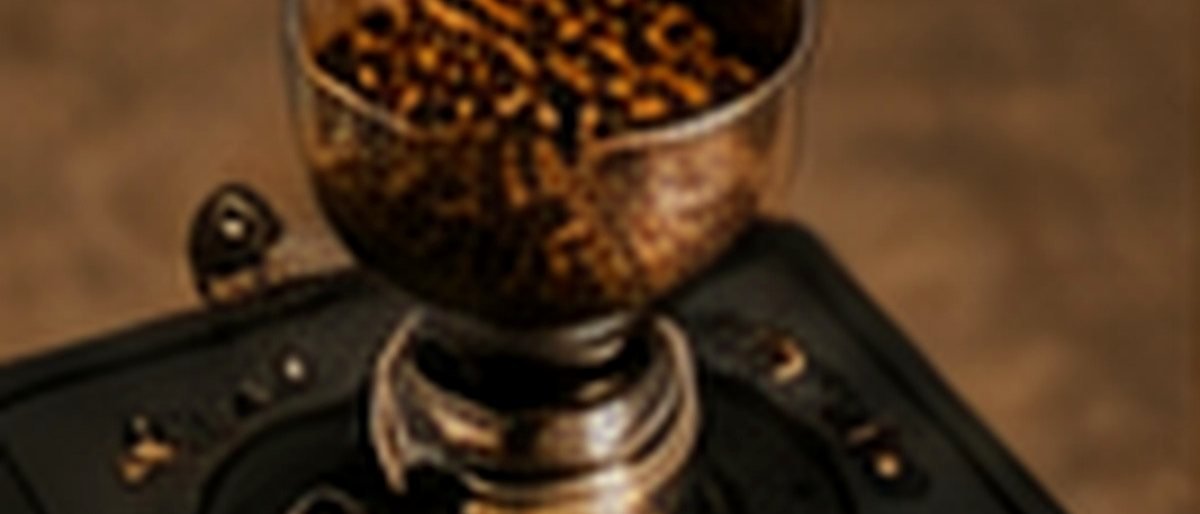Detail van een koffiemolen
